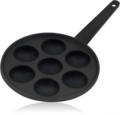 DnA® Poffertjespan - Poffertjespan Electrisch - Poffertjesmaker - Zwart - 35cm x 21cm x 3cm