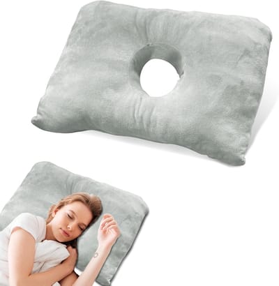 Oorsteun kussen voor pijnverlichting bij oorontstekingen, met katoen en polyester, ideaal voor comfort en herstel