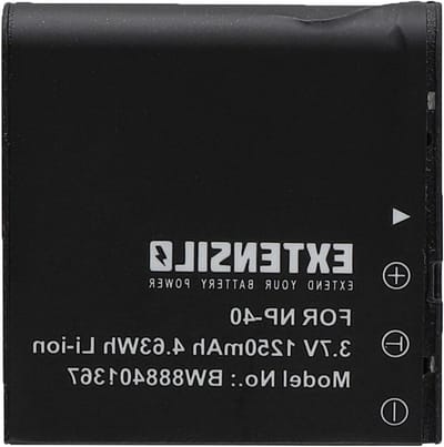 Camera Accu - Reservebatterij Wisselaccu - Fotograferen - Hoge Capaciteit - 1250mAh - Zwart