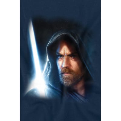 Star Wars Heren Obi Wan Kenobi Poster T-Shirt (Marine)