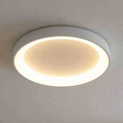 Mantra Iluminación Plafondlamp Niseko II, CCT, afstandsbediening, Ø 65 cm, wit