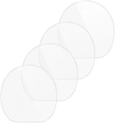 Beschermfolie Tafeltennisbatjes - Rubbers Bescherming - Batjes Onderhoud - Stof- en Krasvrij - 4 Stuks - Transparant