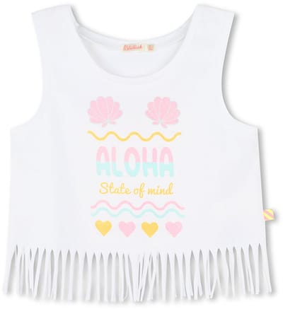 Billieblush U20936 Mouwloos T-shirt Wit 24 Months Meisjes