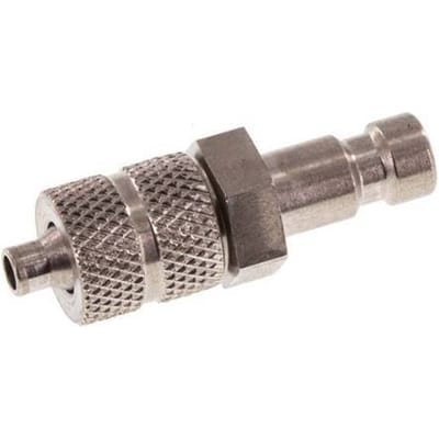 RVS DN 2.7 (Micro) Luchtkoppeling Insteeknippel 3x4.3 mm Push-On - CLP2-N-S-3