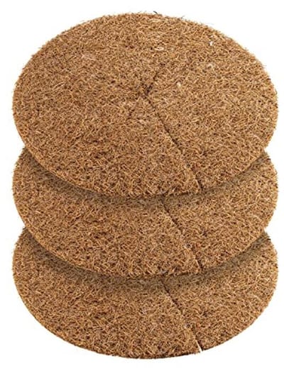 Kokosmulchschijf - Natuurlijke Bescherming voor Potplanten (50 cm, 3 stuks)