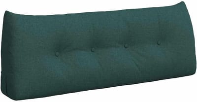 Rugkussen - Kussen Steunkussen - Comfortabel Zitten - Ergonomische Steun - 120 x 24 x 50 cm - Donkergroen