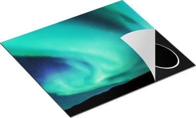 Chefcare Inductie Beschermer Man bij het Groene Noorderlicht - 60x50 cm - Afdekplaat Inductie - Kookplaat Beschermer - Inductie Mat