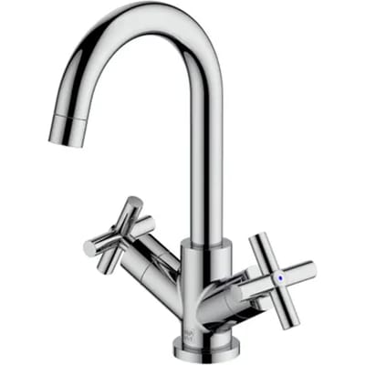 Aquavive Wastafelmengkraan Rosali - Draaibaar - Chroom - 27,2cm