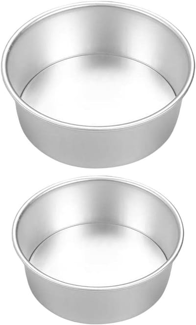 Chiffon Cake Pan - Cheesecake Bakvorm - Taarten Bakken - Verwijderbare Bodem - 6 & 8 Inch - Zilver
