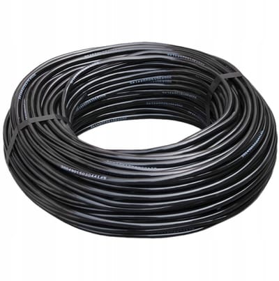 Bradas Micro Irrigatie PVC-slang 200 m – 3 x 5 mm – Zwarte Irrigatieslang voor Microsproeiers en Druppelbewatering