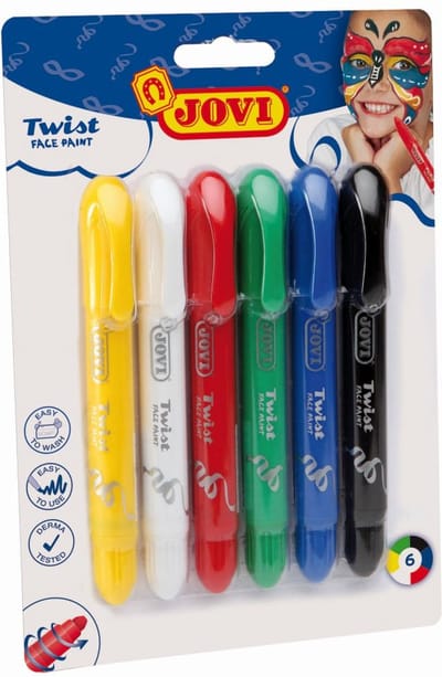 Twist Make-up gemengde kleuren - blister 6st.