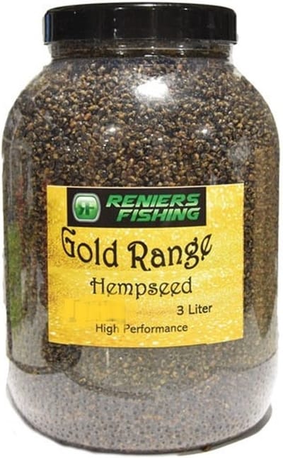 Reniers Fishing Ready To Fish Hempseed 3 Liter – PVA-Vriendelijk Hennepzaad voor Karper en Witvis