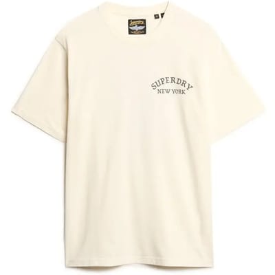 Superdry - Tattoo T-shirt met losse pasvorm en print op de achterkant - Heren - T-shirts