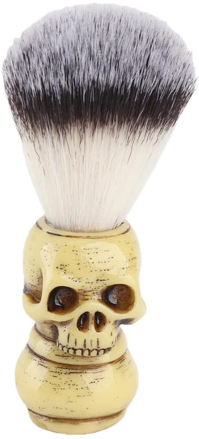 Allecto - Scheerkwast - Skull Handvat - Handgemaakt met hars - Voor de beste natte scheerbeurt - Grooming tool - Geschikt voor mannen - Uniek ontwerp