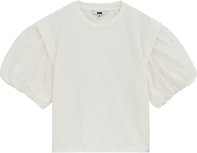 WE Fashion Meisjes T-shirt met ballonmouwen