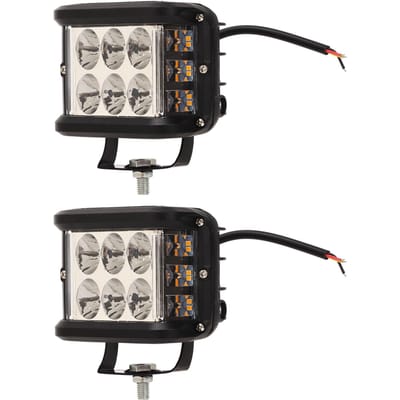 Projecteur de travail LED Combo 9 à 32V 3000LM Étanche IP67 Lampe antibrouillard universelle tout-terrain pour VTT SUV Camions gray
