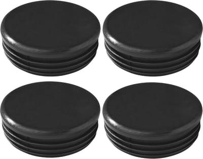 ProPlus Insteekdoppen rond - Ø 60 mm - kunststof - zwart - 4 stuks
