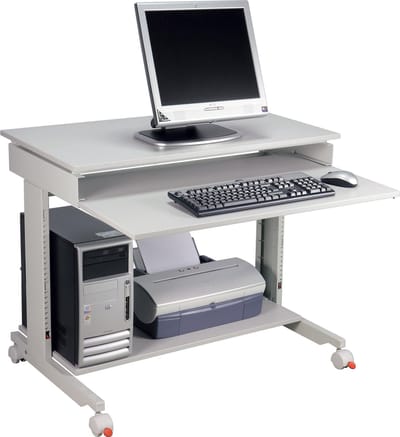 TWIN click hoogte instelbaar werkstation - Grijs