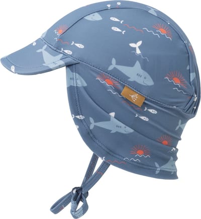 Fresk UV 50+ Zonnehoed voor kinderen 62 – Beschermende Reishoed – Hoofdbescherming Jongens - Blauw - Shark