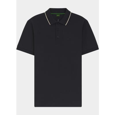 BOSS Green Polo korte mouw Blauw PL_GOC Birdie Paule 10272836 50559365/402