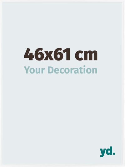 Your Decoration - Fotolijst 46x61 cm - Kunststof - Wit Hoogglans - Evry