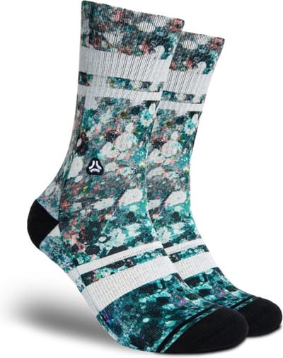 FLINCK Sportsokken - AbsTract - Maat 36-38 - Unisex - Heren Sokken - Dames Sokken - Naadloze sokken - Crossfit Sokken - Hardloop Sokken - Fitness Sokken - Fietssokken
