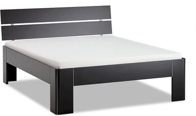 B Bright Fresh 500 Bed met Hoofdbord 140 x 200 cm - Bedframe Zwart - Bedombouw - Instaphoogte: 50cm - Tweepersoonsbedden
