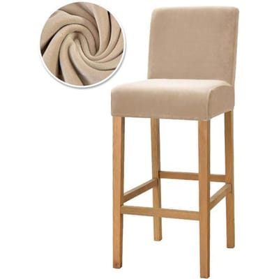 Fluwelen Stof Stoelhoezen Zittinghoezen Stretchhoes Hotel Banket Eetkamer Stoelhoes Fauteuil 1 2 4 6 Stretch Bar Leorate voor Thuis 1 Piece