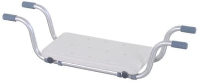 Linkforu - Verstelbare Badbrug - Badzitje - Antislip - Aluminium - Veilig – Comfortabel - Hulpmiddel - Voor Senioren En Mindervaliden