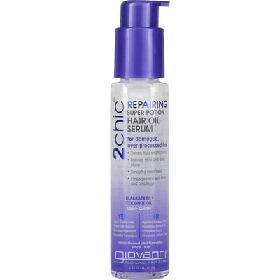 Giovanni Cosmetics - 2chic - Repairing Super Potion Hair Oil Serum with Blackberry & Coconut Oil - 81 ml