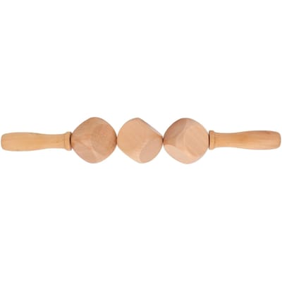 Houten Schraper Roller Stok Handmatige Release Cellulitis Spierontspanning Meridianen Ontstoppen Trigger beige