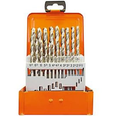 Projahn draaiboorset ECO, HSS-G, 24-delig, Ø 1-10,5 mm / 0,5 mm stappen, in boorcassette