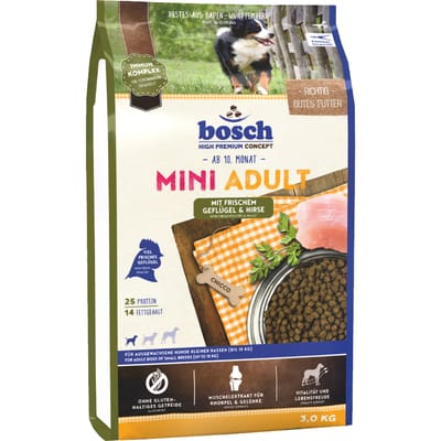 Dubbelpak: bosch  - Mini Adult Gevogelte & Gierst (2 x 3 kg)