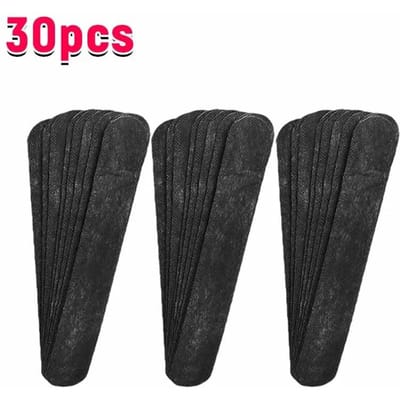 40 stuks Hoed Zweetabsorberende Stickers Dames Heren Katoen Anti-vuil Sportriem Hoedrand Onzichtbaar Wit Tape Hoed Maat Reducer Liner Pad
