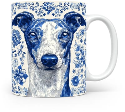 Mok Greyhound Beker voor koffie of tas voor thee, cadeau voor dierenliefhebbers, moeder, vader, collega, vriend, vriendin, kantoor, opa, oma, hond, kerst, sinterklaas, verjaardag