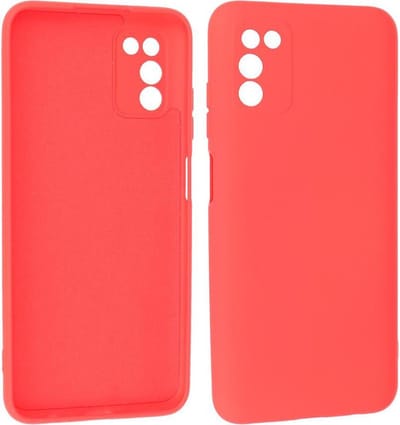 Hoesje Geschikt voor de Samsung Galaxy A03s - Fashion Color Backcover Telefoonhoesje - Rood