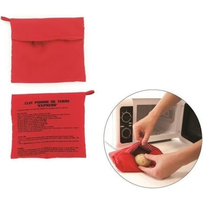 Sac de cuisson - Cuisine - Cuit Pomme de Terre - 22,5x20,5cm - Réutilisable - Micro-Onde
