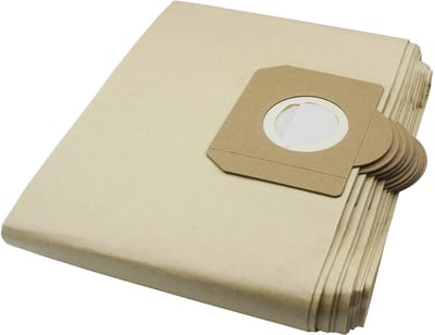 JHUBERS- Filterzakken 10-pack - Compatibel met Karcher WD3/WD3P - Papieren zakken - Nat/Droog stofzuiger - Hoofdkwaliteit - Onderdeel A 2204/A 2234 PT - Stofzak