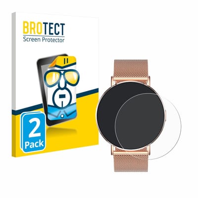 BROTECT - Screenprotector voor Levowatch Eve 1.3" - Folie Beschermfolie transparant 2 Stuks