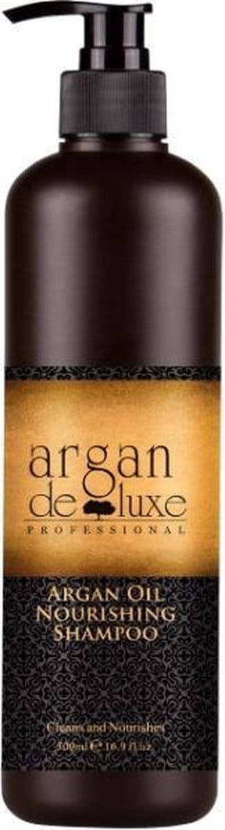 Argan de Luxe Nourishing Shampoo -500 ml -  vrouwen - Voor Beschadigd haar/Gekleurd haar