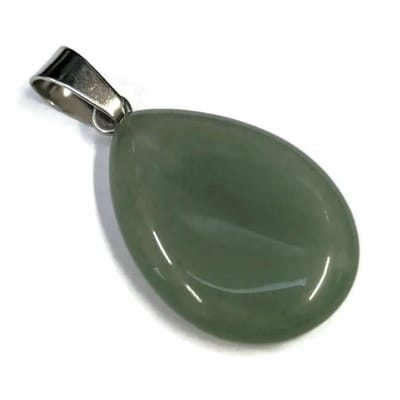 Aramat jewels - Groene aventurijn druppel hanger - Dames-heren
