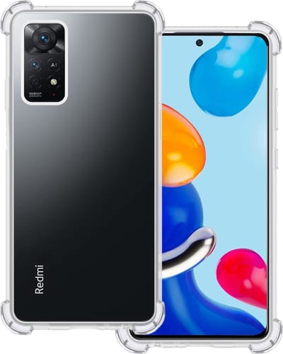 Hoesje Geschikt voor Xiaomi Mi 10T Pro - Sterk & Shockproof - Siliconen Case - Back Cover - Telefoon Hoes Shock Proof - Transparant