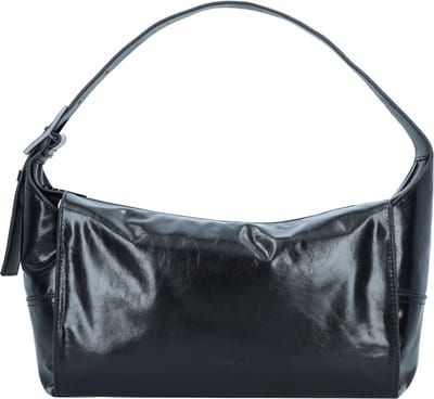 LIEBESKIND BERLIN Schoudertas LOU 2 Paper Touch Hobo Black Zwart