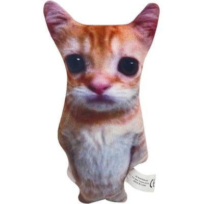Schattige El Gato Kat Pluche Speelgoed Wowwow Kat Poppen Pluche Dieren Simulatie Knuffels Verjaardag Vakantie Cadeau Kinderen Verzamelspeelgoed 12x21cm brown