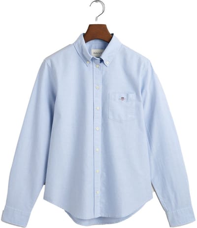 Gant 4300470 Overhemd Met Lange Mouwen Blauw 36 Vrouw