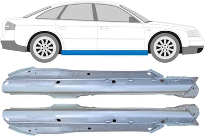 Volledige dorpel voor Audi A6 C5 1997-2004 / Links + Rechts / Set