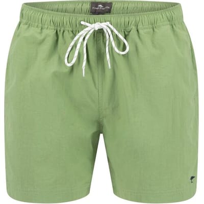 Fynch-Hatton Swim Short Solid Color Drawstring Avocado / male
