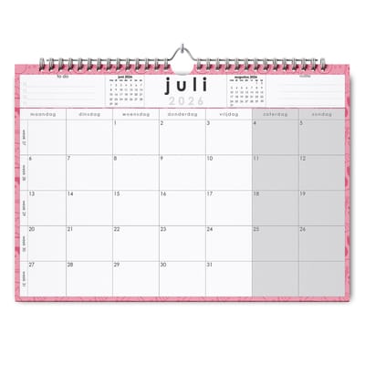 Huurdies® - 22 maanden kalender - A4+ - Seizoenen