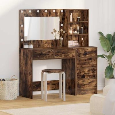 vidaXL - Kaptafel - 2 - st - Bruin - 78.5 - x - 41 - x - 135 - cm - Bewerkt - hout