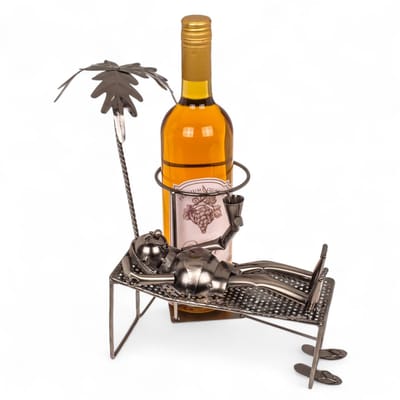 Dailygoods- Wijnflessenhouder met humoristisch design - Flessenhouder
